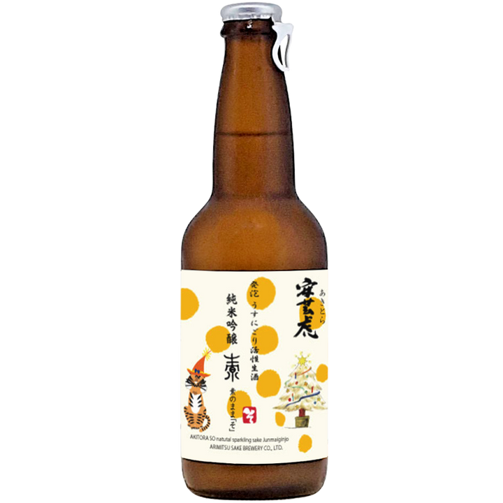 安藝虎 純米吟釀 素 發泡生酒 聖誕節特別版