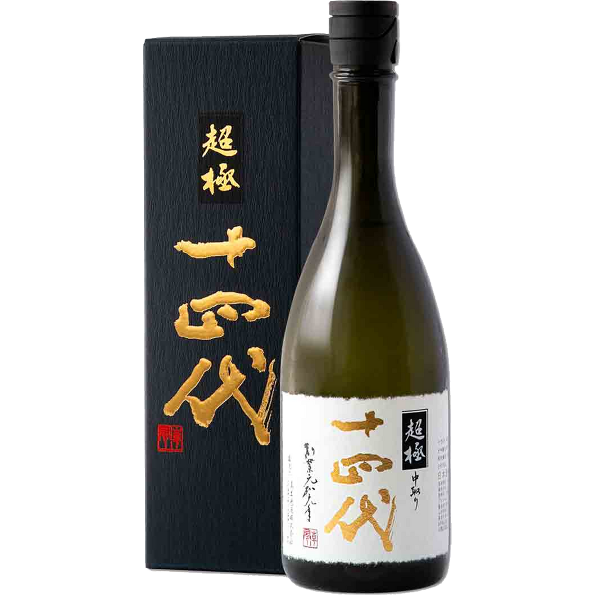 十四代 超極(超特撰) 中取 純米大吟釀 酒瓶正面商品圖