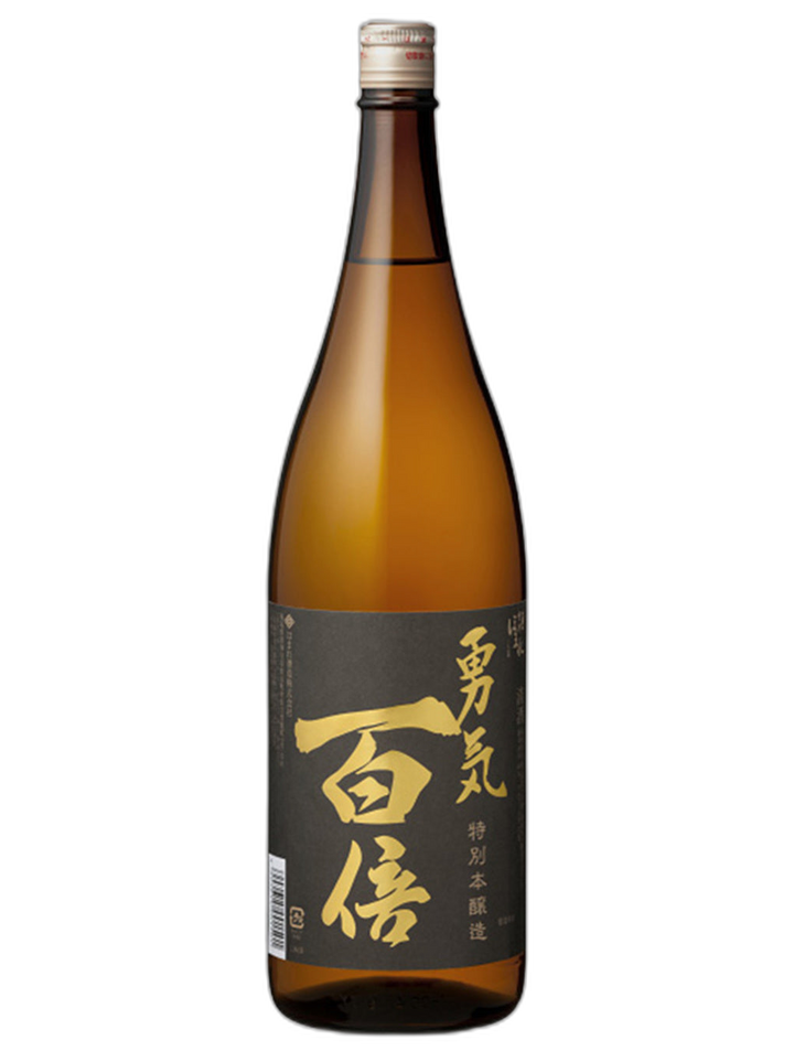 會津譽 特別本釀造酒 勇氣百倍1.8L 酒瓶正面商品圖