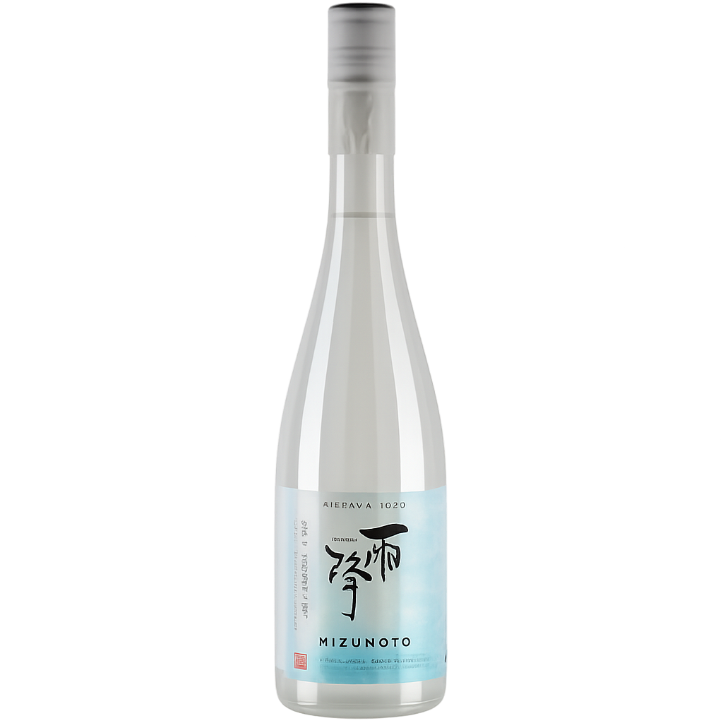雨降 水酛仕込 愛山 酒瓶正面商品圖