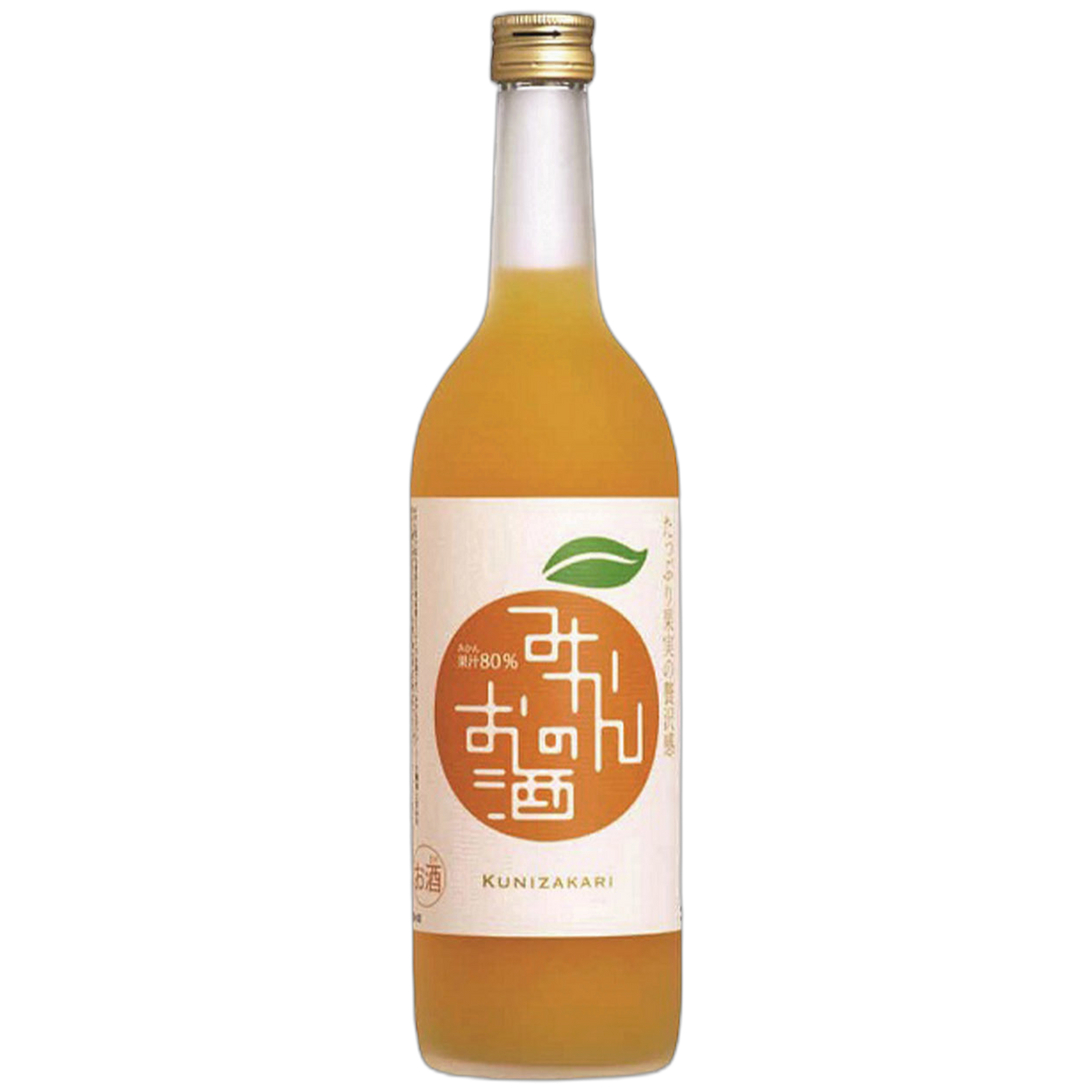 愛知國盛 蜜柑風味酒 720ml 瓶身產品照(白底)