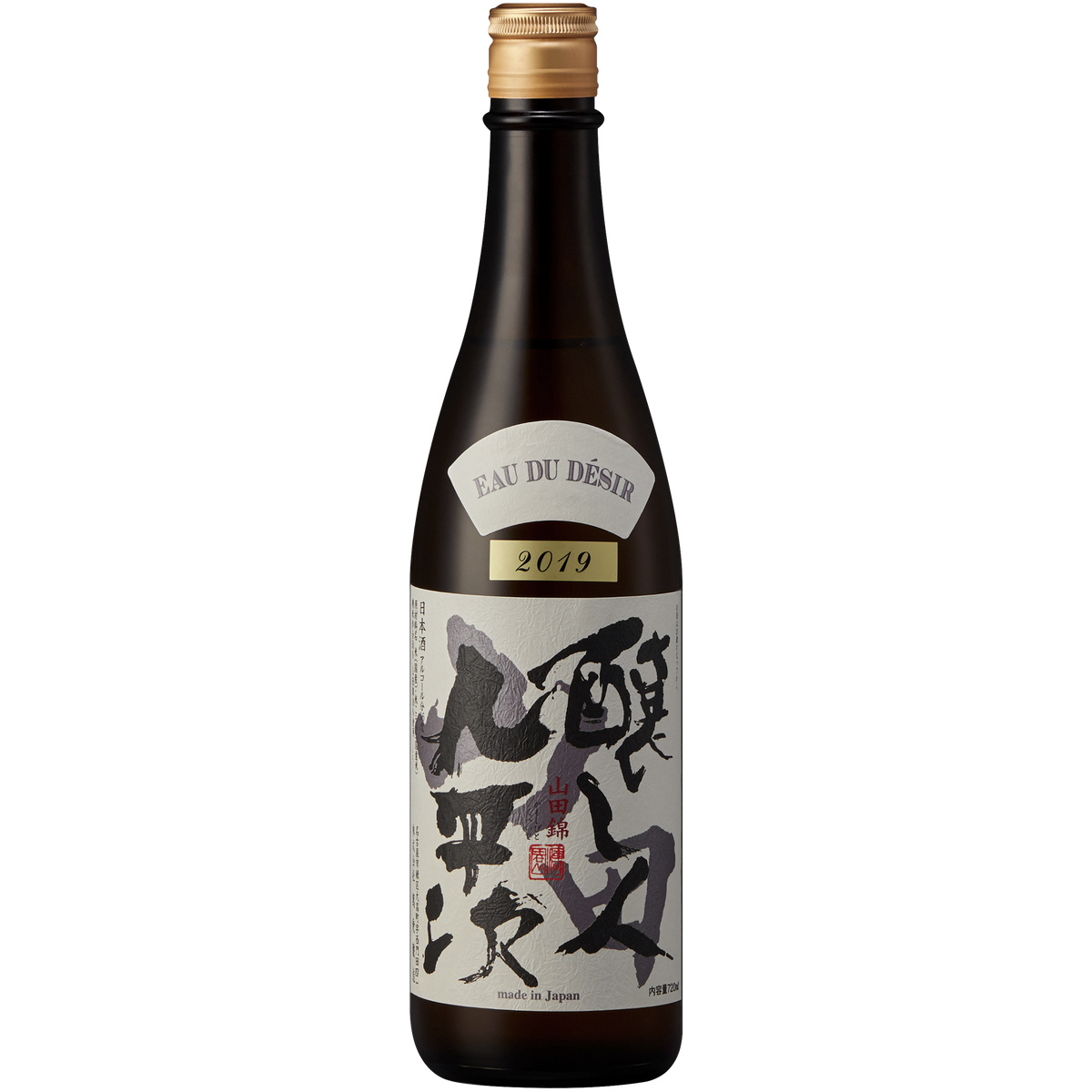 醸し人九平次 EAU DU DESIR 純米大吟醸 酒瓶正面商品圖