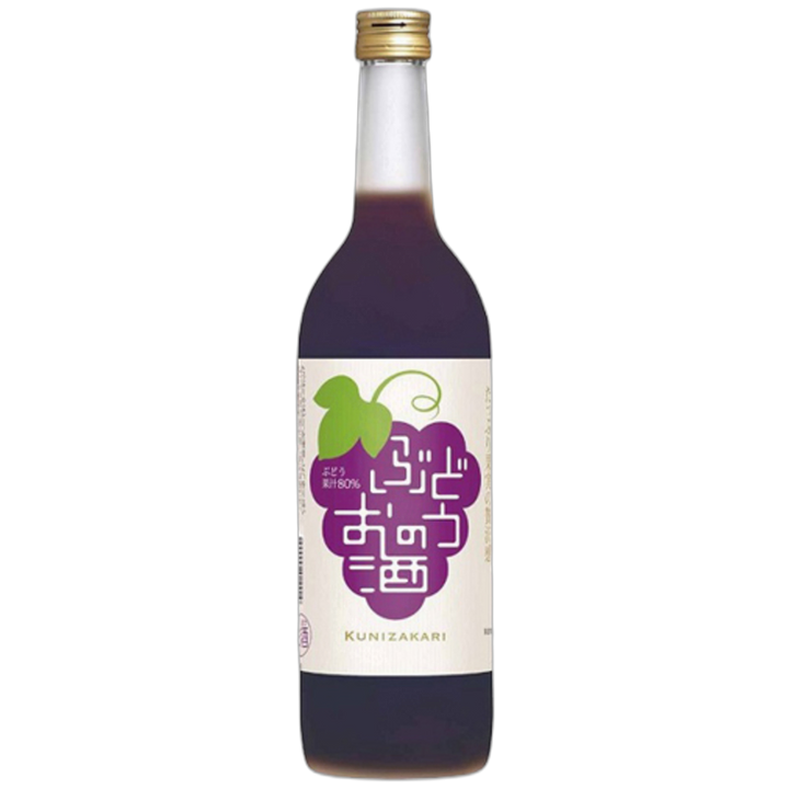 愛知國盛 葡萄風味酒 720ml 瓶身產品照(白底)