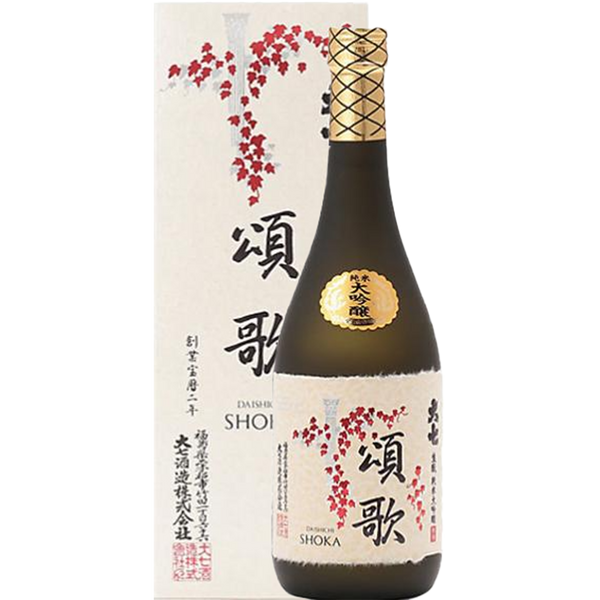 大七 頌歌 生もと造り 純米大吟醸酒 酒瓶正面商品圖