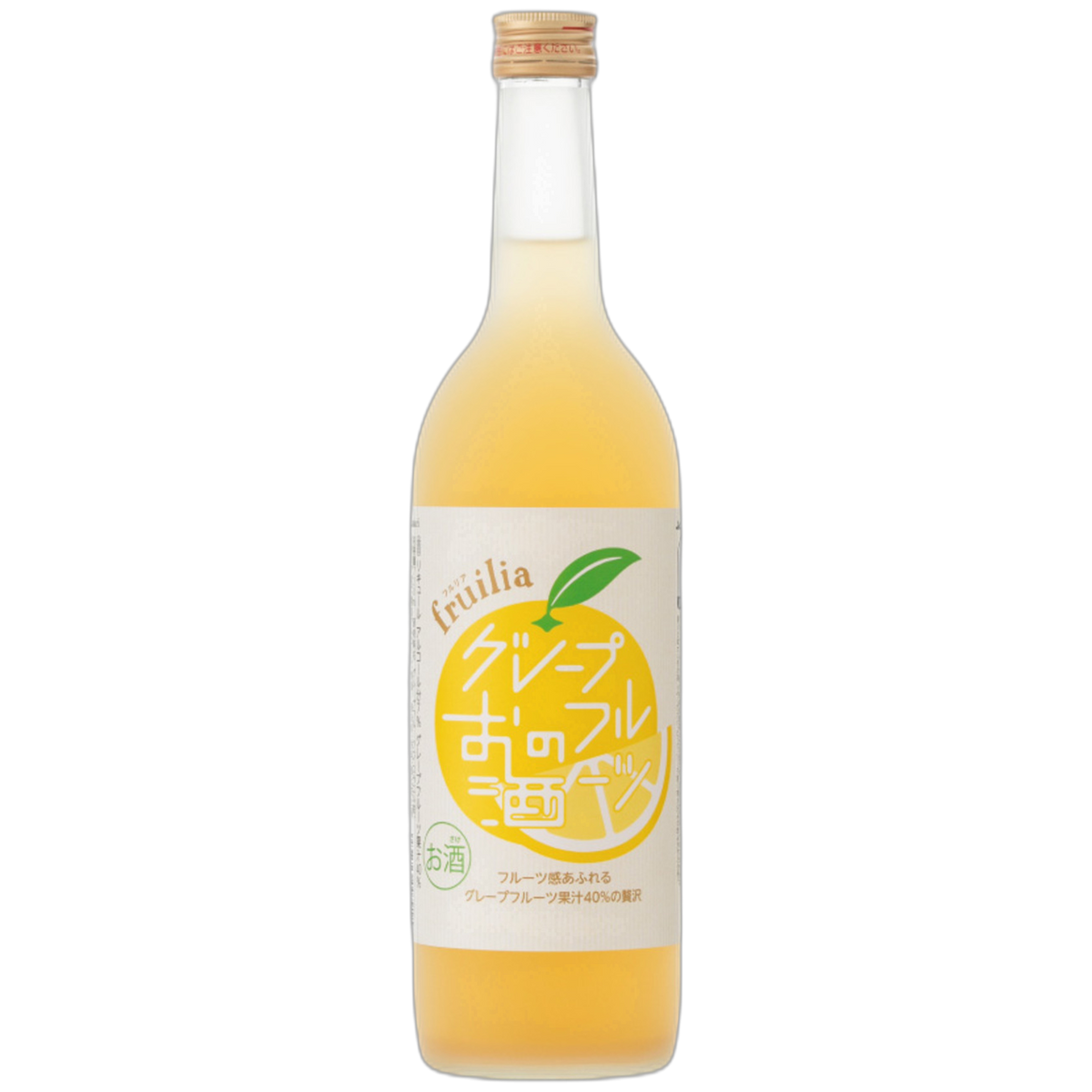 愛知國盛 葡萄柚風味酒 720ml 瓶身產品照（白底）