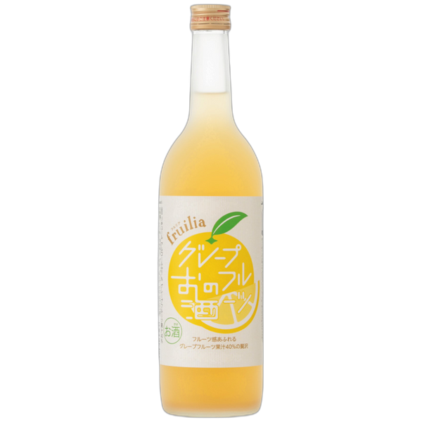 愛知國盛 葡萄柚風味酒 720ml 瓶身產品照（白底）