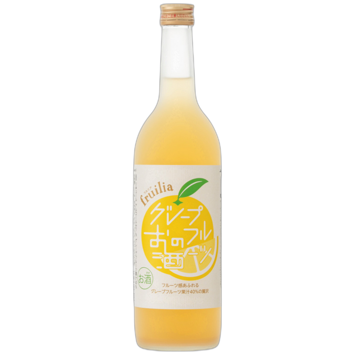 愛知國盛 葡萄柚風味酒 720ml 瓶身產品照（白底）