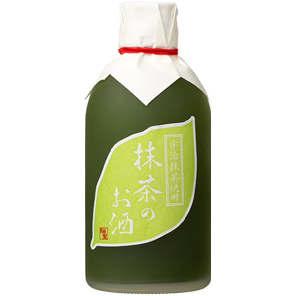 神聖 抹茶酒 酒瓶正面商品圖
