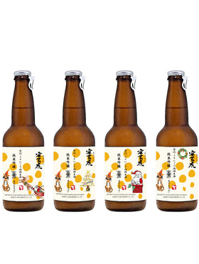 安藝虎 純米吟釀 素 發泡生酒 聖誕標 套組