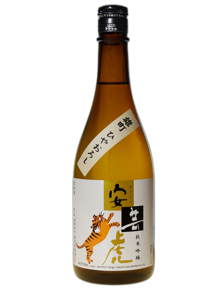 安藝虎 純米吟釀 雄町 冷卸 酒瓶正面商品圖