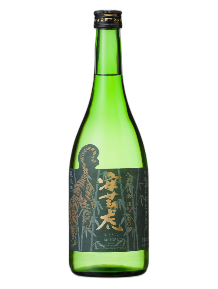 安藝虎 純米酒 雄町82 酒瓶正面商品圖