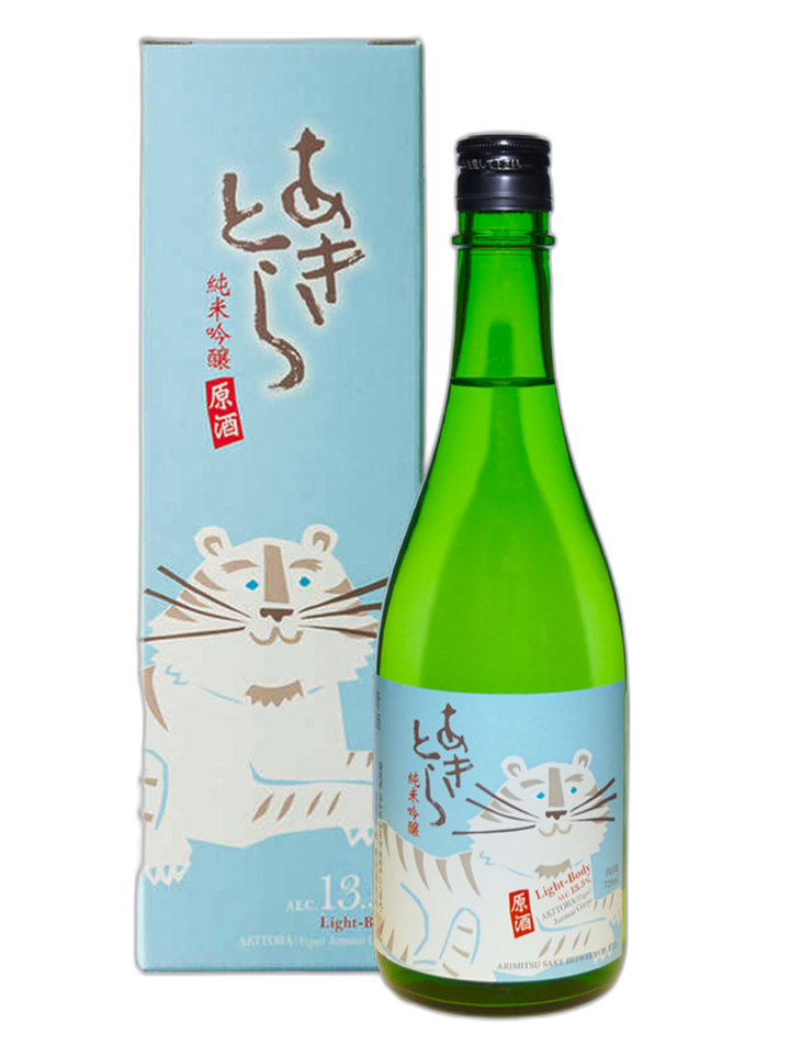 安藝虎 light 純米吟釀 酒瓶正面商品圖