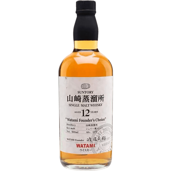 山崎12年 渡邊美樹 Japanese single malt Whisky 酒瓶正面商品圖