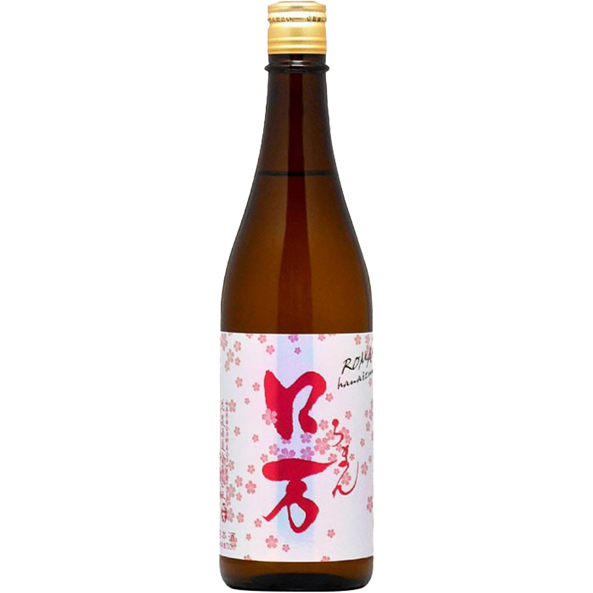 花見口万 純米吟釀 春季限定 酒瓶正面商品圖