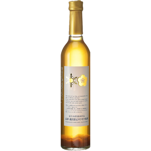 高砂 綠茶梅酒 酒瓶正面商品圖