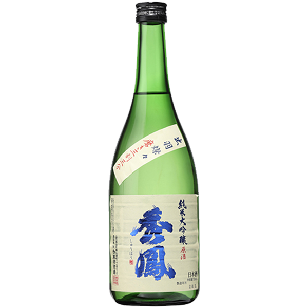 秀鳳 純米大吟醸 出羽燦々 三割三分 酒瓶正面商品圖