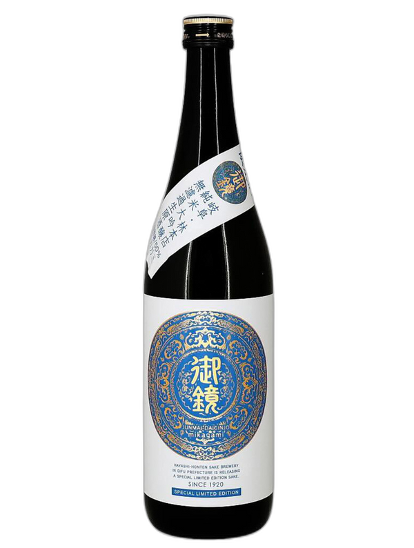 林本店 御鏡 純米大吟釀無濾過生原酒 2026 酒瓶正面商品圖