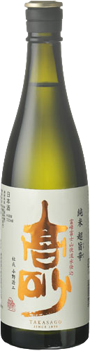 高砂 純米 超旨辛口 酒瓶正面商品圖