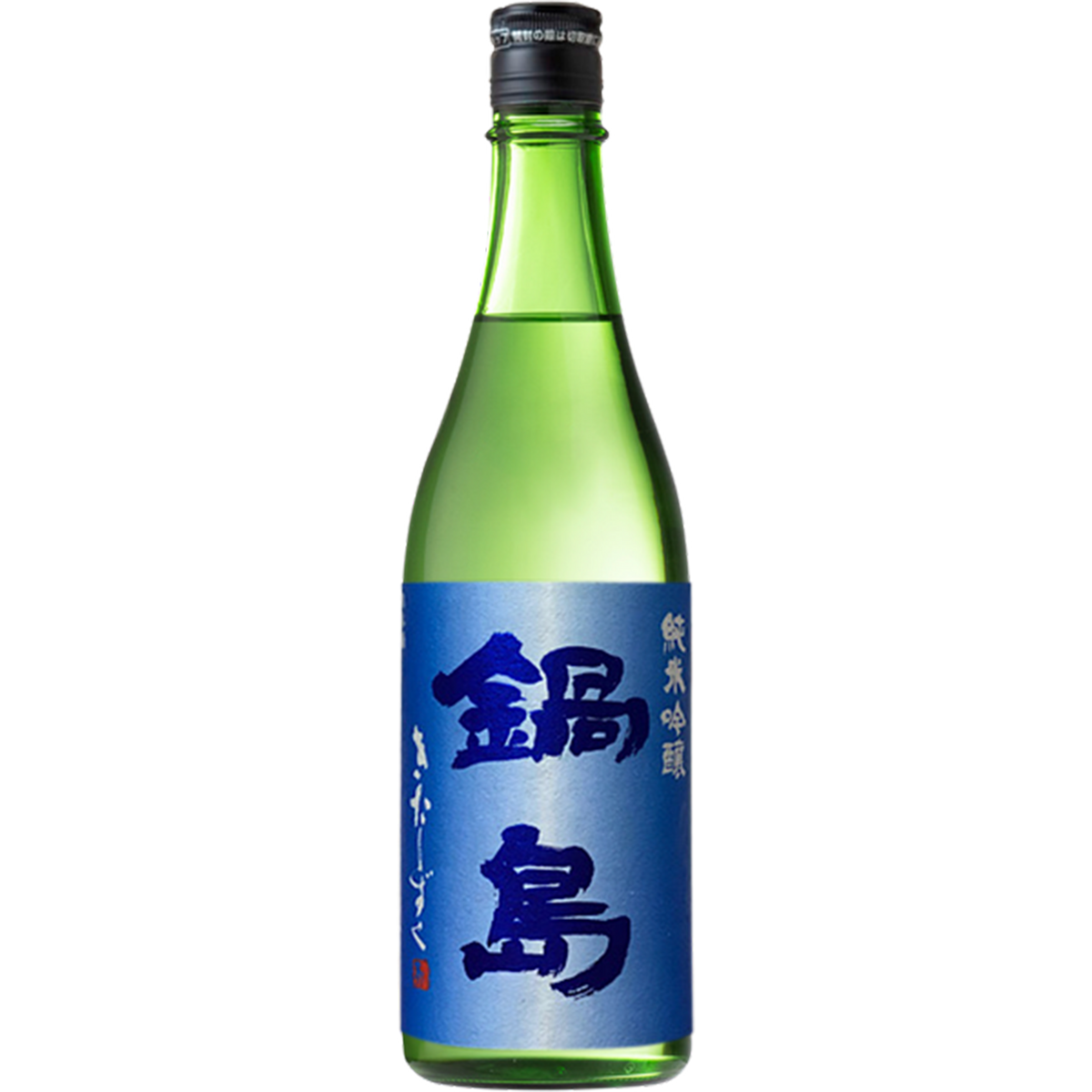 鍋島 純米吟醸 きたしずく 酒瓶正面商品圖