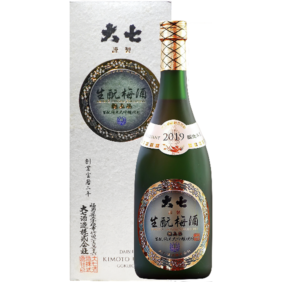 大七 生酛梅酒〈極上品〉 酒瓶正面商品圖