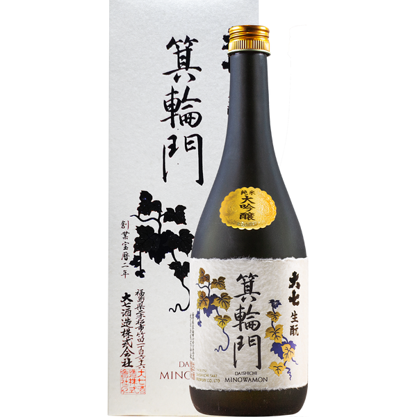 大七 箕輪門 生もと造り 純米大吟醸酒 酒瓶正面商品圖