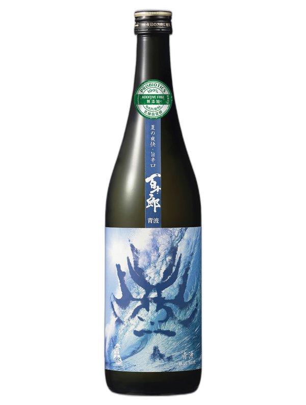 百十郎 純米吟釀 青波 酒瓶正面商品圖