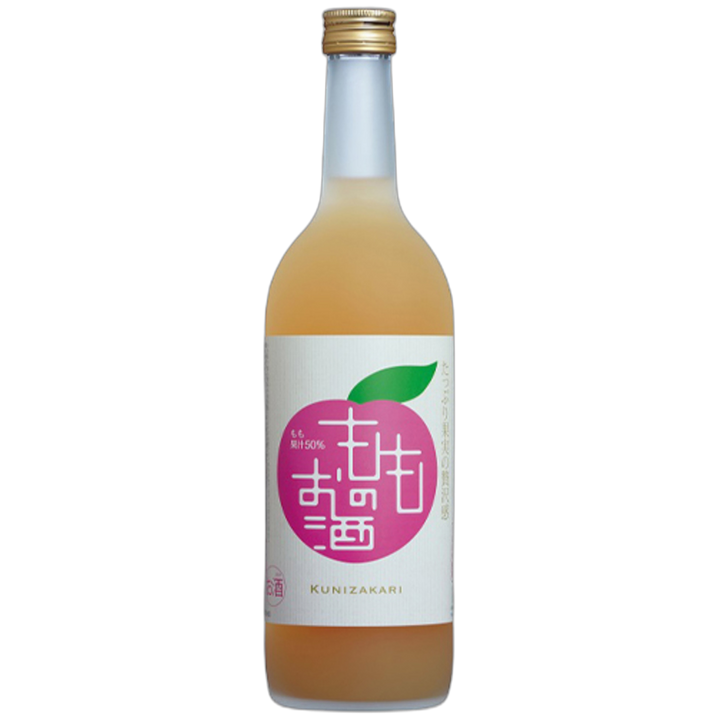 愛知國盛 蜜桃風味酒 720ml 瓶身產品照（白底）