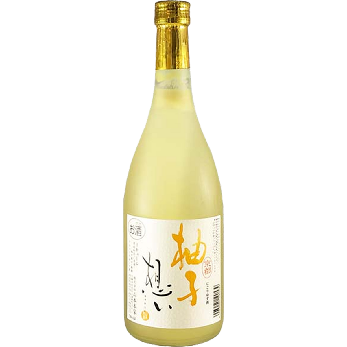 神聖 柚子想い 酒瓶正面商品圖