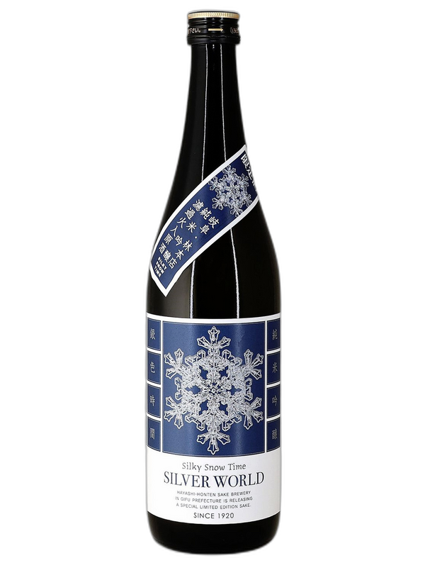 百十郎 純米吟釀 SILVER WORLD 酒瓶正面商品圖