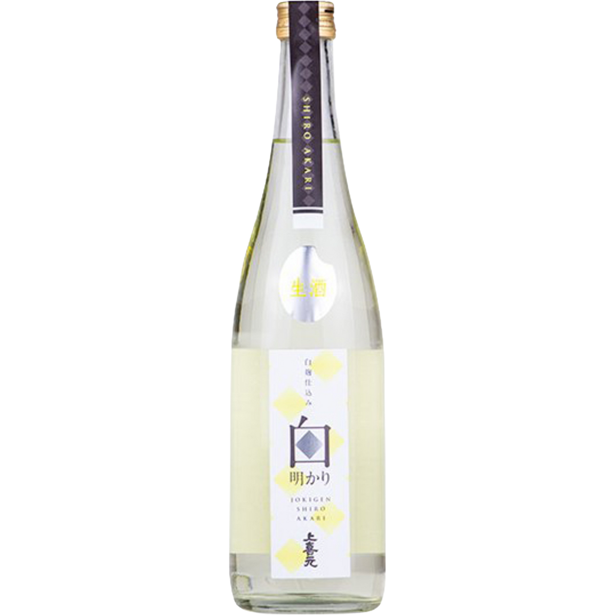 上喜元 純米生酒 白麴仕込 酒瓶正面商品圖