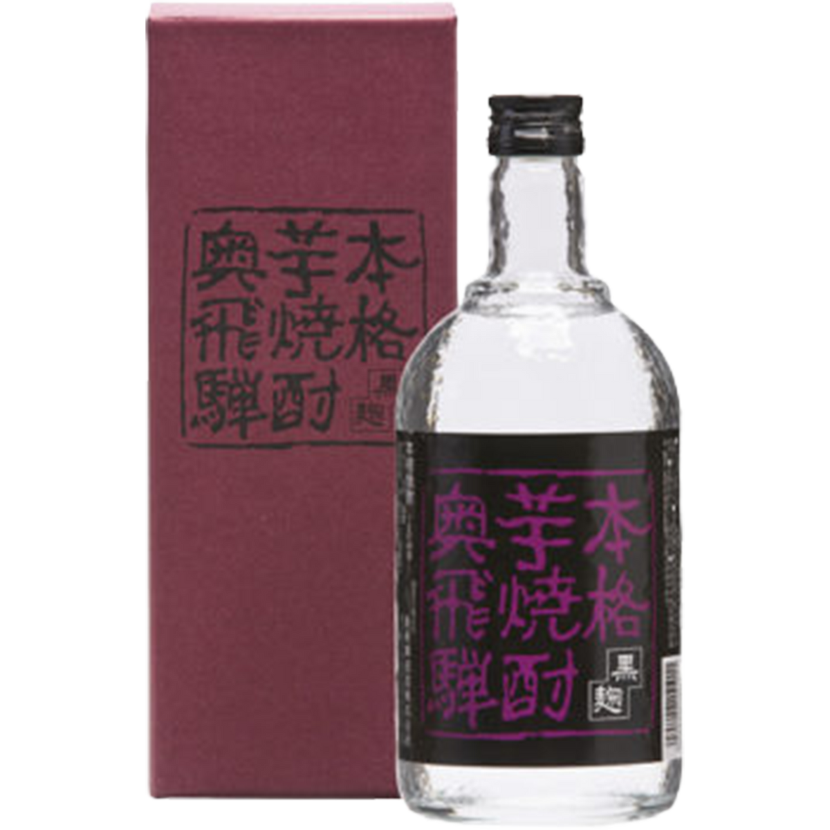 奧飛驒 本格芋燒酎 酒瓶正面商品圖