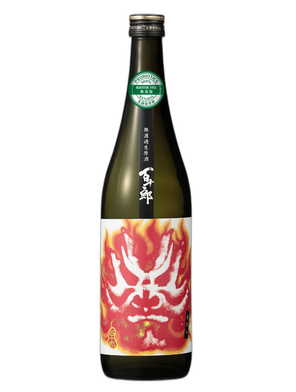 百十郎 純米吟釀 無濾過生原酒 灼熱 酒瓶正面商品圖