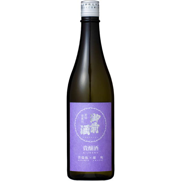 御前酒 菩提酛 貴醸酒 生 酒瓶正面商品圖