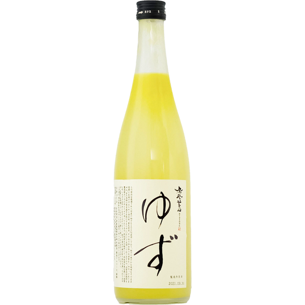 鳳凰美田 柚子酒 酒瓶正面商品圖