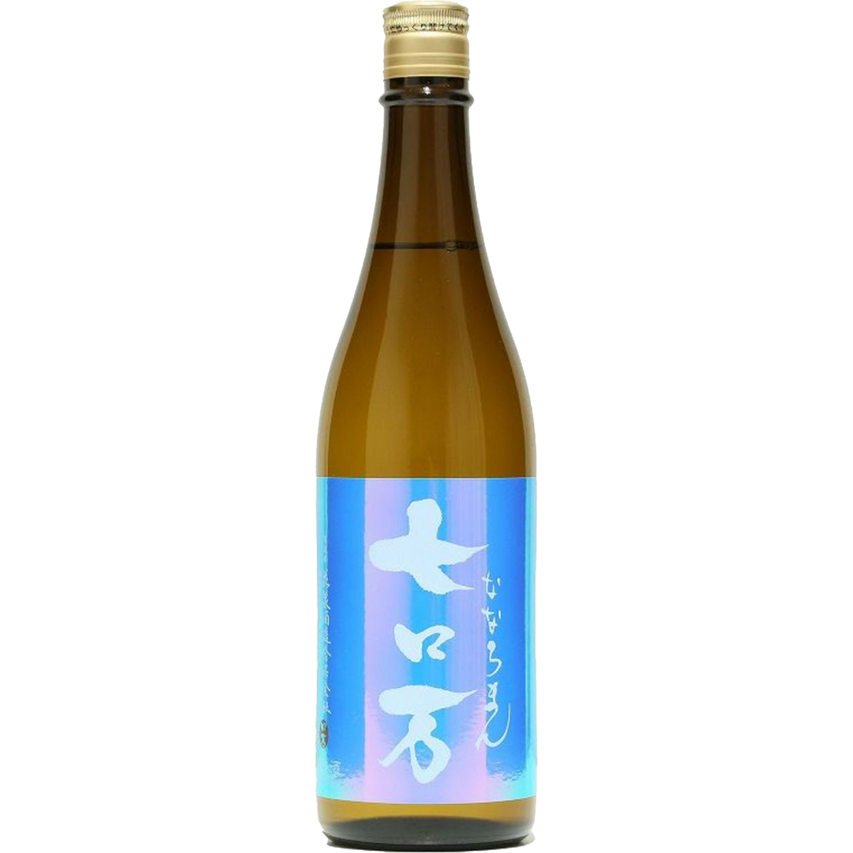 七口万 純米大吟釀 一次火入 酒瓶正面商品圖