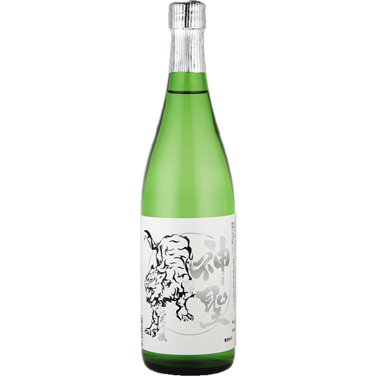 神聖 祝 純米吟釀 白虎 酒瓶正面商品圖