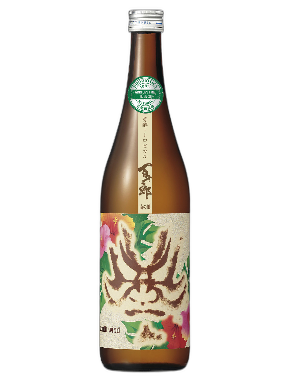 百十郎 純米吟釀 直汲原酒 南風 酒瓶正面商品圖