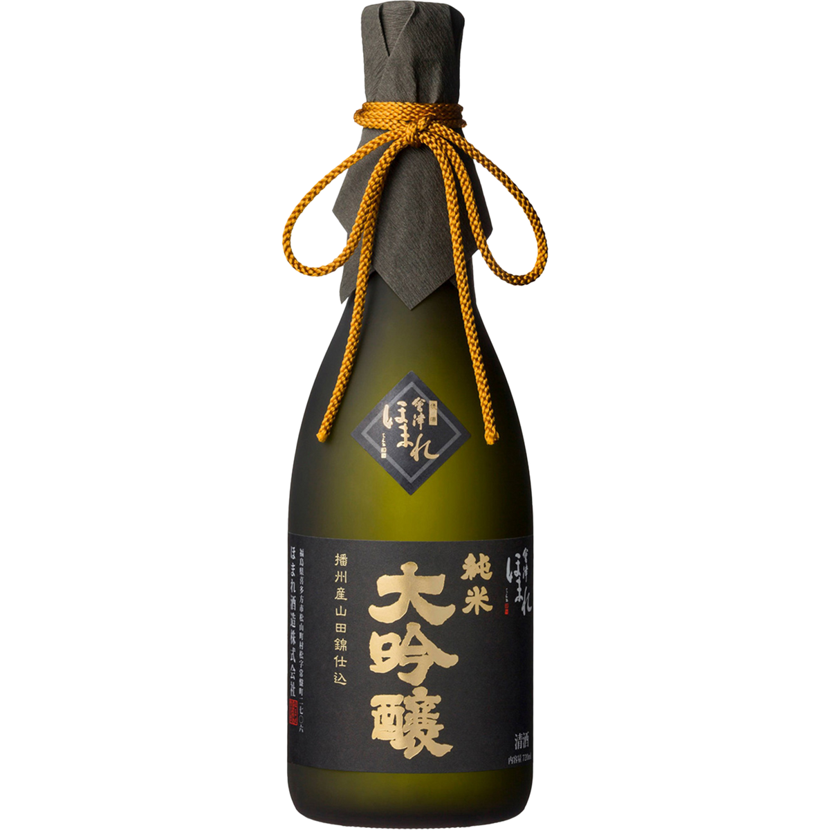 會津譽 播州山田錦 純米大吟釀 酒瓶正面商品圖