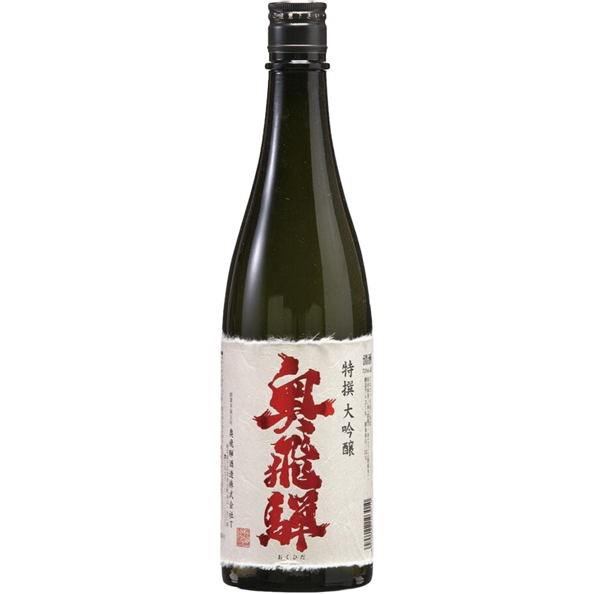 奧飛驒 特撰 大吟釀 酒瓶正面商品圖