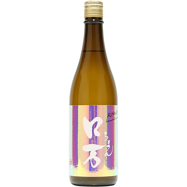 口万  純米吟釀 生原霞酒 酒瓶正面商品圖