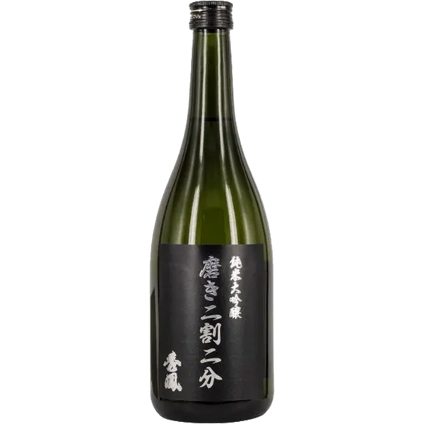 秀鳳 純米大吟釀 二割二分 黑標 酒瓶正面商品圖