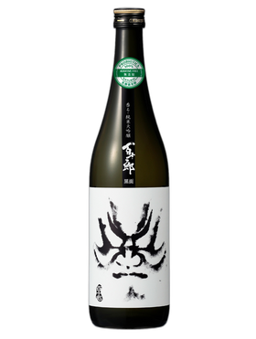 百十郎 純米大吟釀 黑面 酒瓶正面商品圖