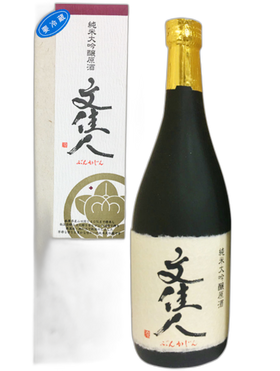 文佳人 純米大吟釀原酒 酒瓶正面商品圖
