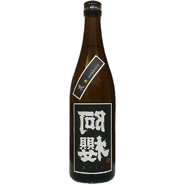 阿櫻 純米大吟釀 裏 Black 限定流通版 酒瓶正面商品圖