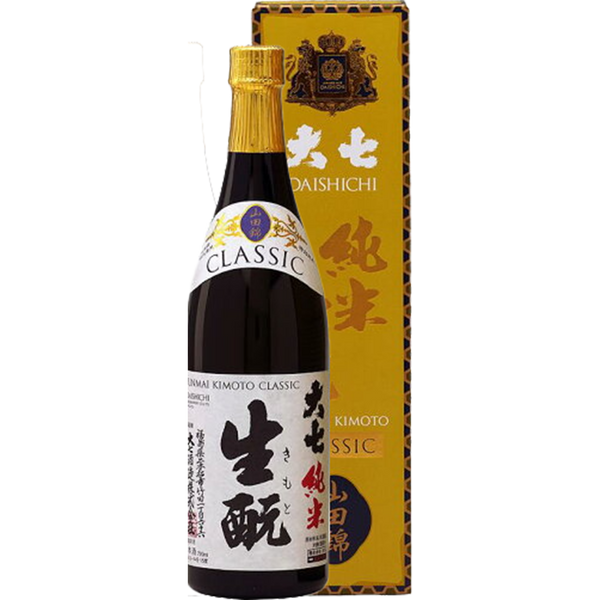 大七 生酛 純米酒 Classic 酒瓶正面商品圖