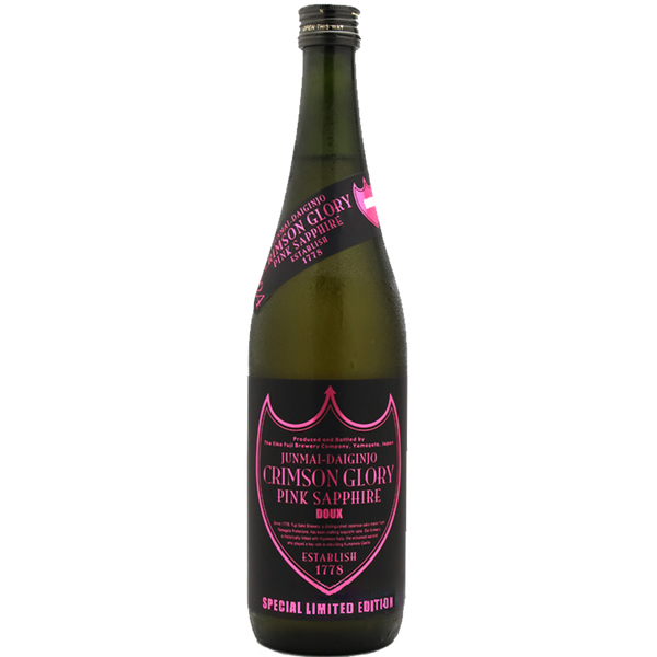 榮光富士 Crimson Glory 純米大吟釀 無濾過原酒 (赤色酵母) 酒瓶正面商品圖