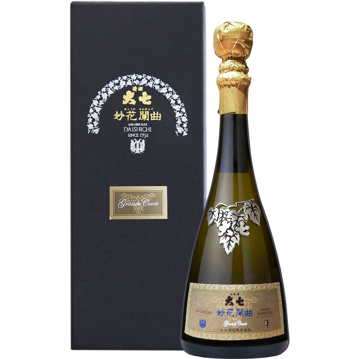 大七 妙花蘭曲 Grande Cuvee 生もと 純米大吟釀雫原酒 酒瓶正面商品圖