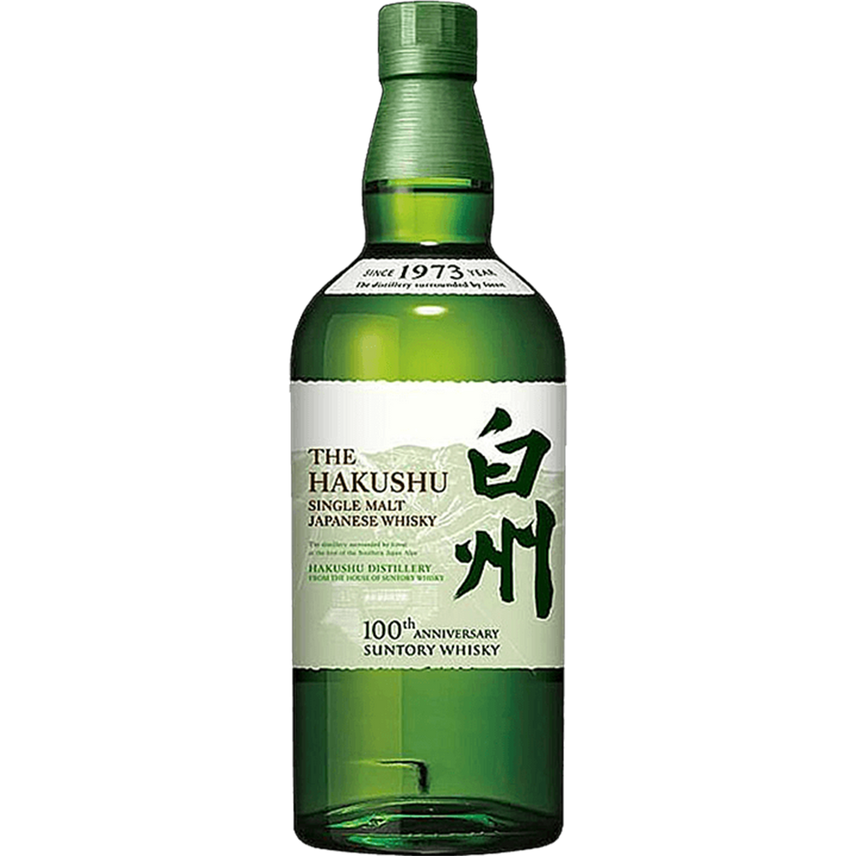 白州 Hakushu 100th Anniversary Japanese Whisky 酒瓶正面商品圖