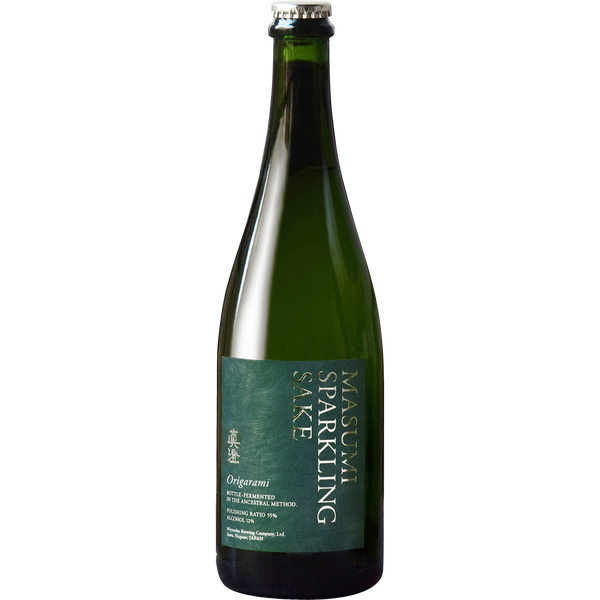 真澄 Origarami 氣泡酒 酒瓶正面商品圖