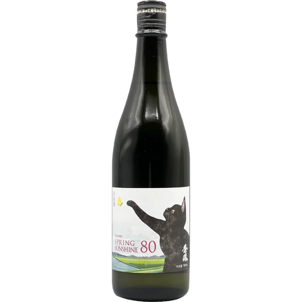 秀鳳 純米 SPRING SUNSHINE 80 酒瓶正面商品圖